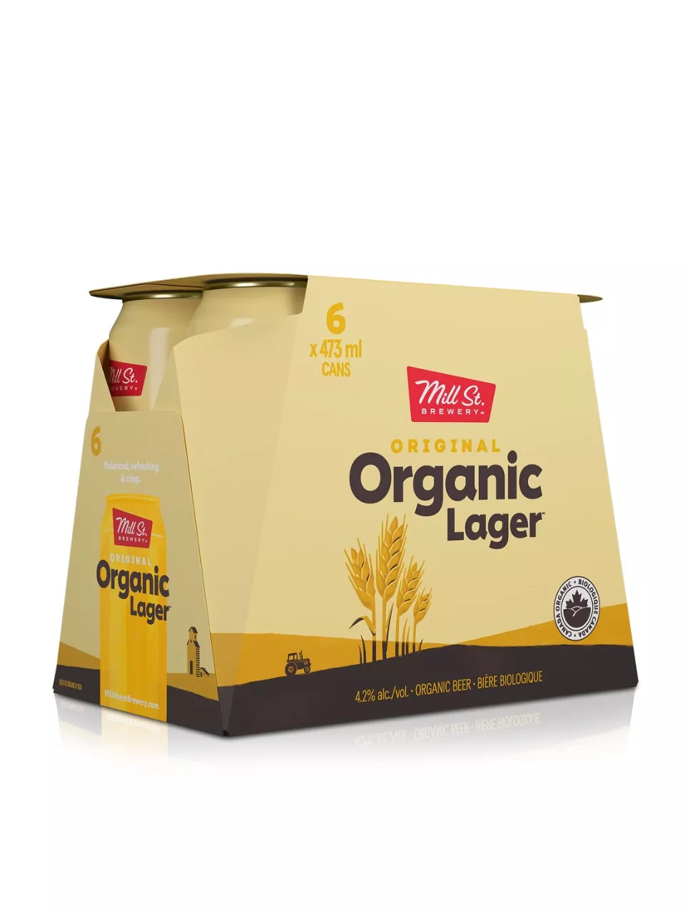 Mill Street Original Organic Lager (6 x 473 ml can)